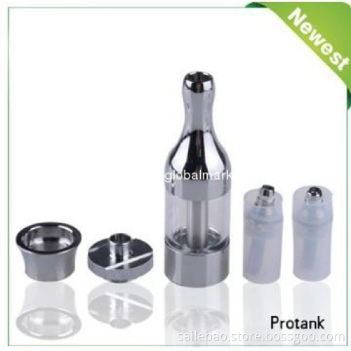 newest glass atomizer with bottom changeable coil protank vaporizer